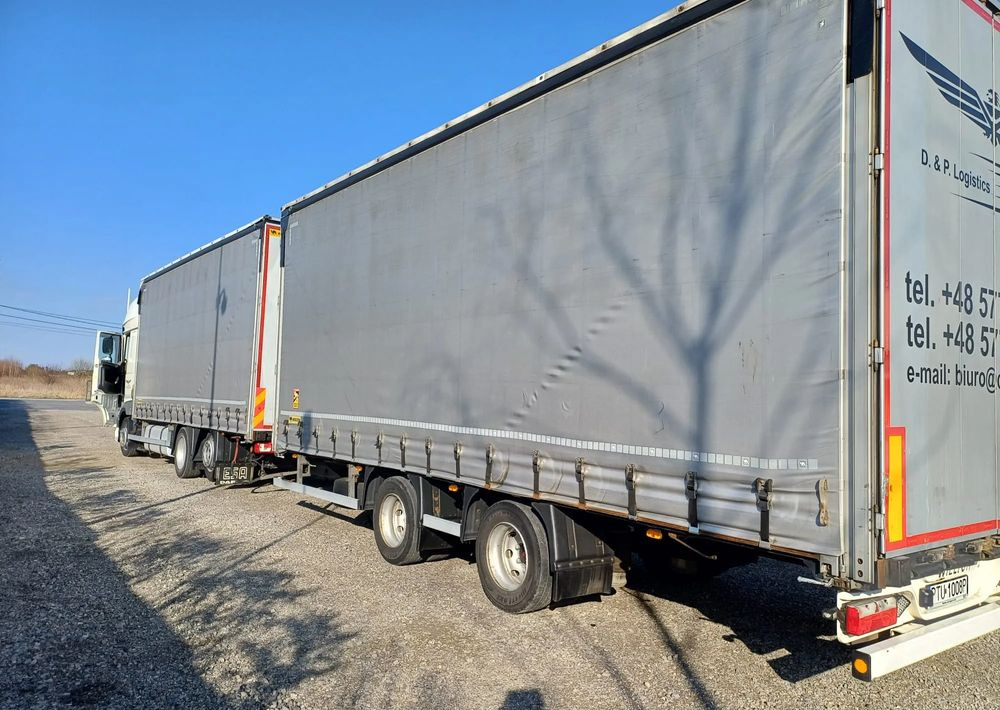 DAF XF 480 SUPER SPACE CAB / ZESTAW TANDEM PRZEJAZDOWY 120m3 - Plachtový nákladní auto: obrázek 4 DAF XF 480 SUPER SPACE CAB / ZESTAW TANDEM PRZEJAZDOWY 120m3 - Plachtový nákladní auto: obrázek 4