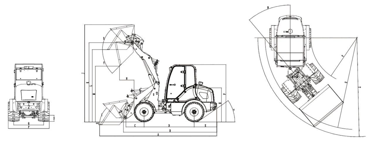 Nový Kolový nakladač SCHMiDT 4365A       - 2.5T Lift , Kubota engine: obrázek 7