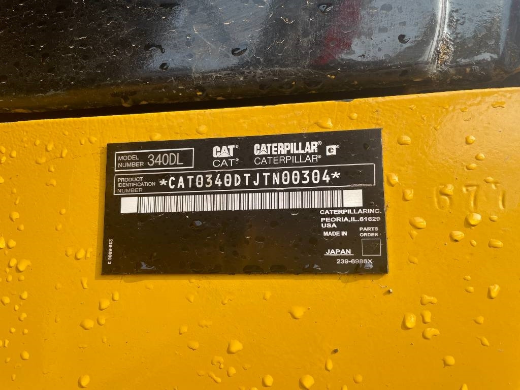 CAT 340 D L - Pásové rýpadlo: obrázek 3 CAT 340 D L - Pásové rýpadlo: obrázek 3