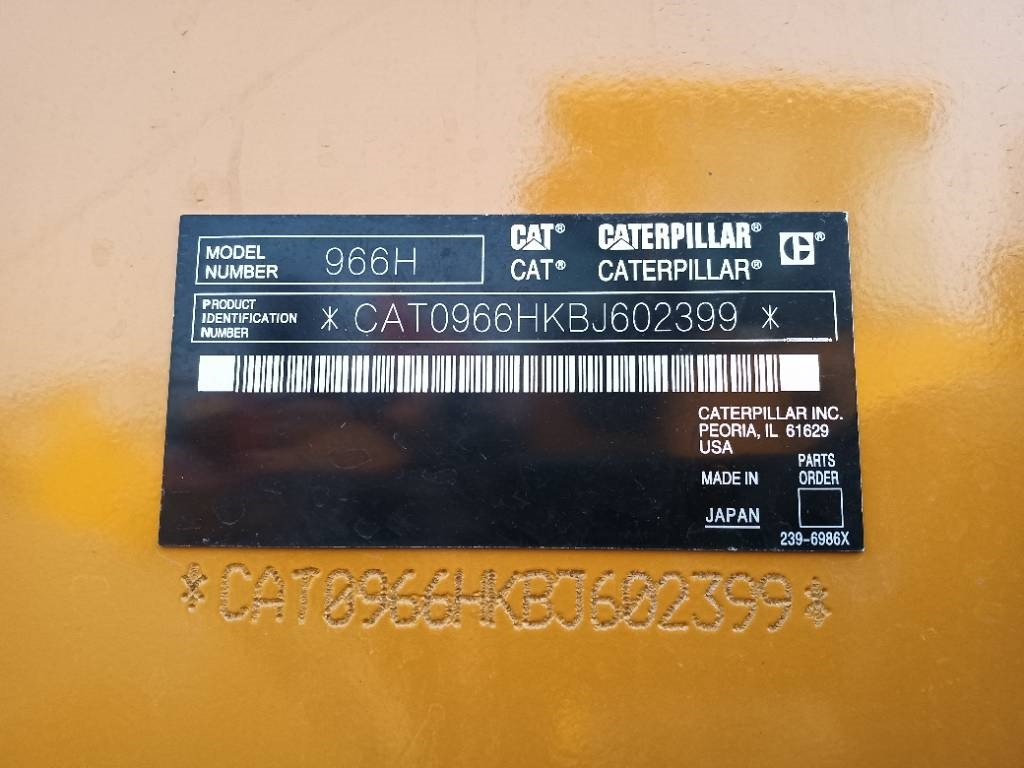 CAT 966 H - Kolový nakladač: obrázek 2 CAT 966 H - Kolový nakladač: obrázek 2