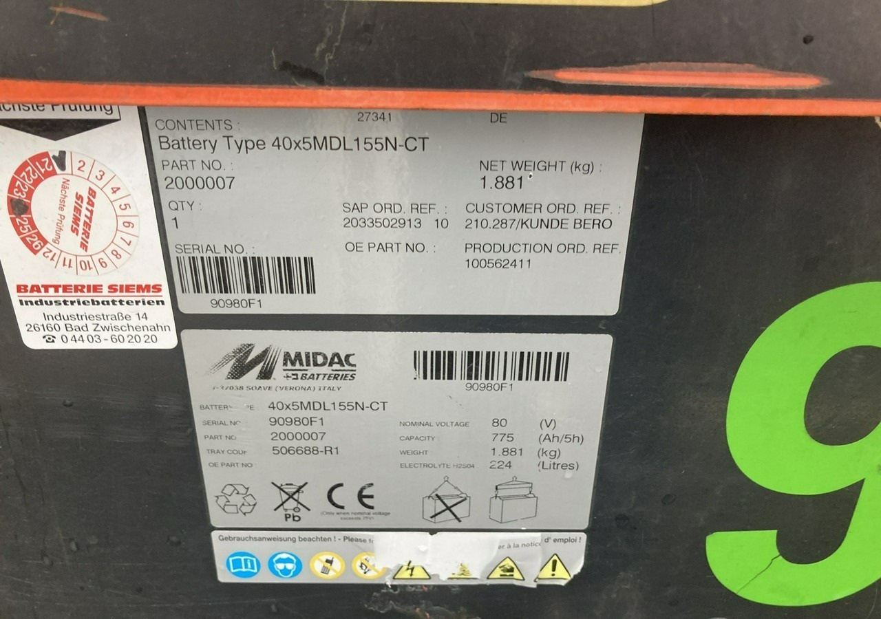 Elektrický vysokozdvižný vozík Inna Inny Toyota 7FBMF35 GOLD35 Wózek widłowy 2013 elektryczny: obrázek 13