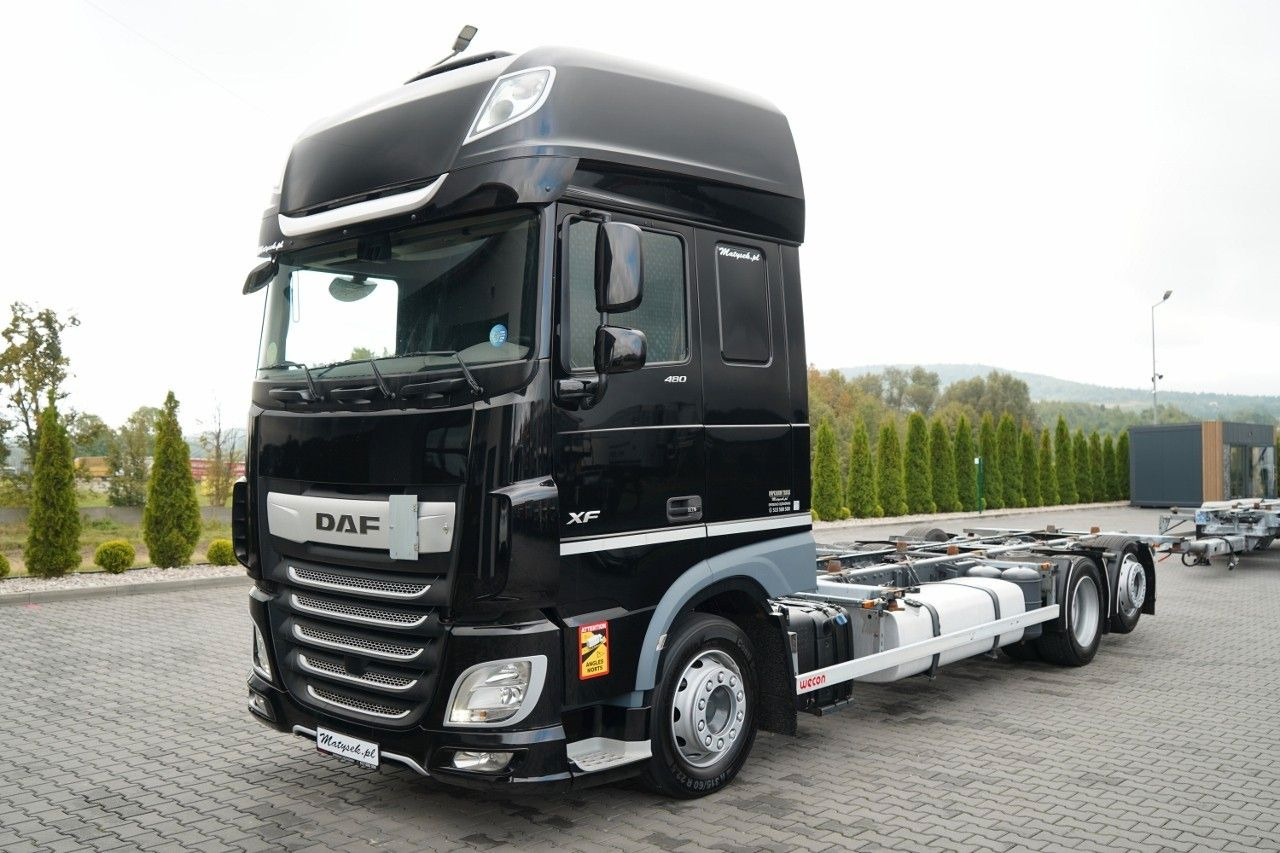 DAF XF 480 / BDF / 6X2 / SSC / I-PARK COOL / OŚ POD - Kontejnérový podvozek/ Výměnná nástavba: obrázek 1 DAF XF 480 / BDF / 6X2 / SSC / I-PARK COOL / OŚ POD - Kontejnérový podvozek/ Výměnná nástavba: obrázek 1