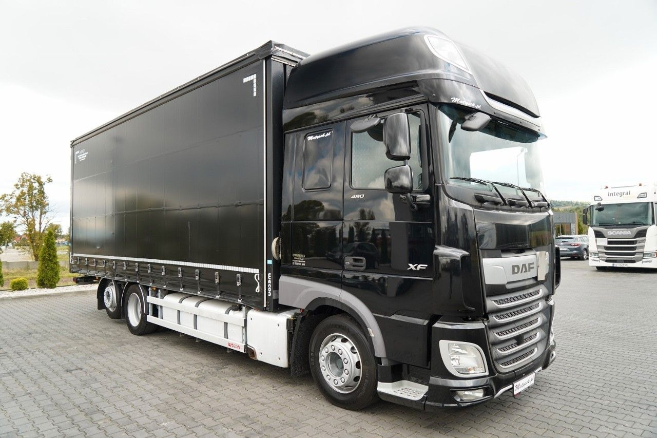 DAF XF 480 / SOLÓWKA / 6X2 / MEGA / OŚ PODNOSZONA / - Plachtový nákladní auto: obrázek 2 DAF XF 480 / SOLÓWKA / 6X2 / MEGA / OŚ PODNOSZONA / - Plachtový nákladní auto: obrázek 2