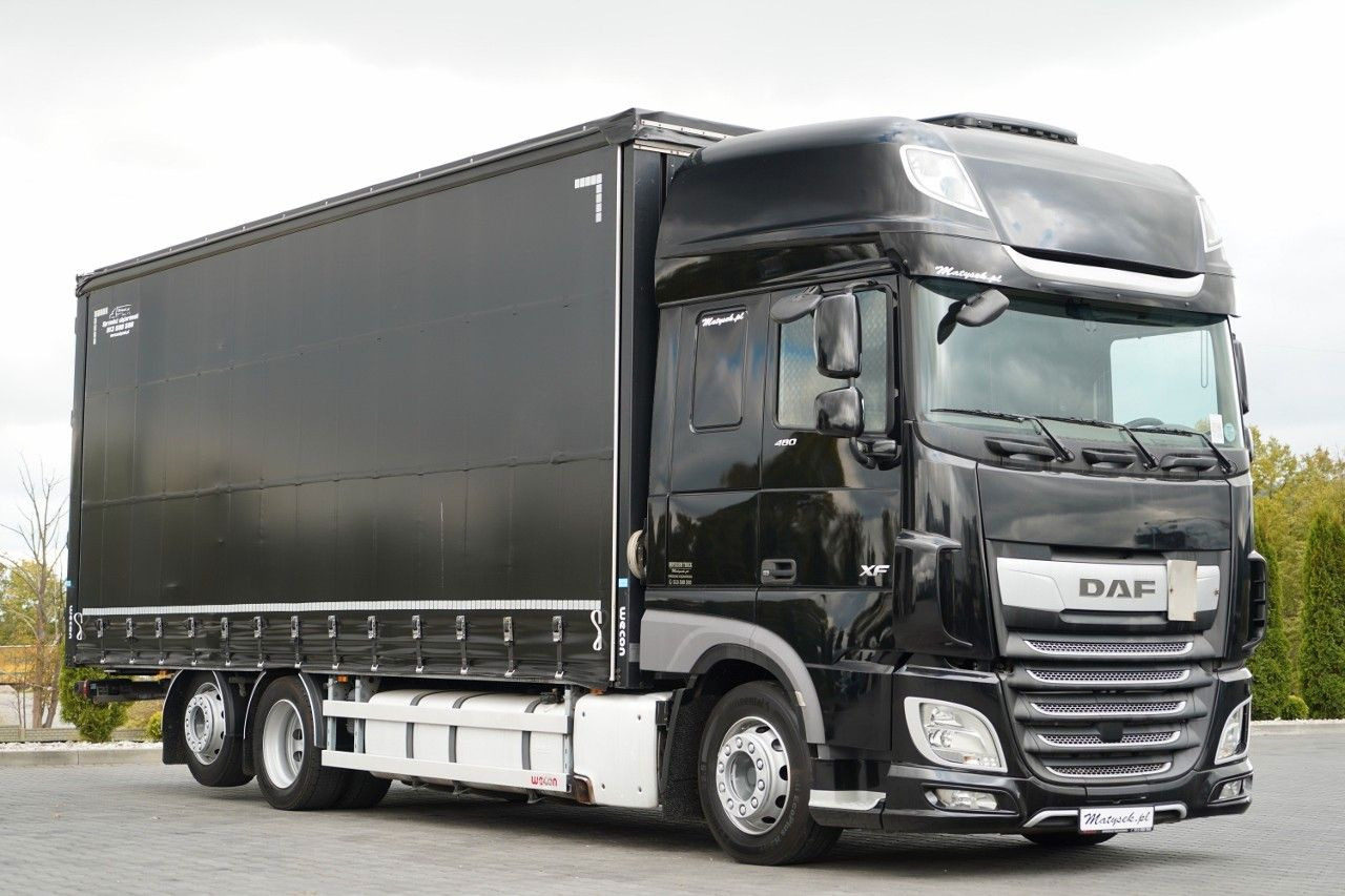 DAF XF 480 / SOLÓWKA / 6X2 / MEGA / OŚ PODNOSZONA / - Plachtový nákladní auto: obrázek 1 DAF XF 480 / SOLÓWKA / 6X2 / MEGA / OŚ PODNOSZONA / - Plachtový nákladní auto: obrázek 1
