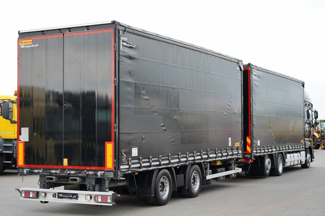DAF XF 480 / ZESTAW TANDEM / 120 M3 / PRZEJAZDOWY / - Plachtový nákladní auto: obrázek 4 DAF XF 480 / ZESTAW TANDEM / 120 M3 / PRZEJAZDOWY / - Plachtový nákladní auto: obrázek 4