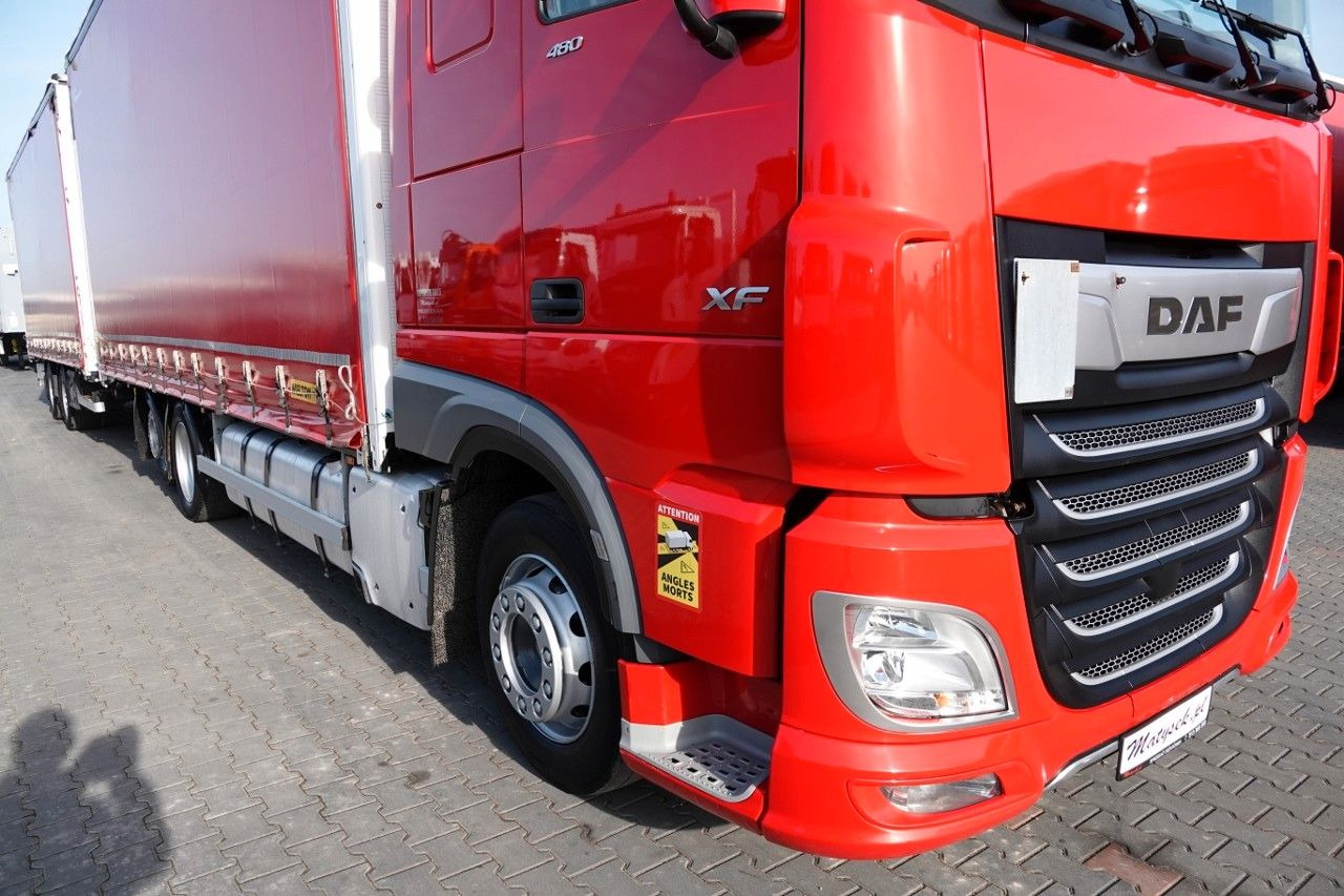 DAF XF 480 / ZESTAW TANDEM / 120 M3 / PRZEJAZDOWY / - Plachtový nákladní auto: obrázek 5 DAF XF 480 / ZESTAW TANDEM / 120 M3 / PRZEJAZDOWY / - Plachtový nákladní auto: obrázek 5