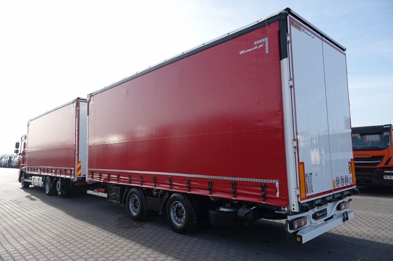 DAF XF 480 / ZESTAW TANDEM / 120 M3 / PRZEJAZDOWY / - Plachtový nákladní auto: obrázek 3 DAF XF 480 / ZESTAW TANDEM / 120 M3 / PRZEJAZDOWY / - Plachtový nákladní auto: obrázek 3