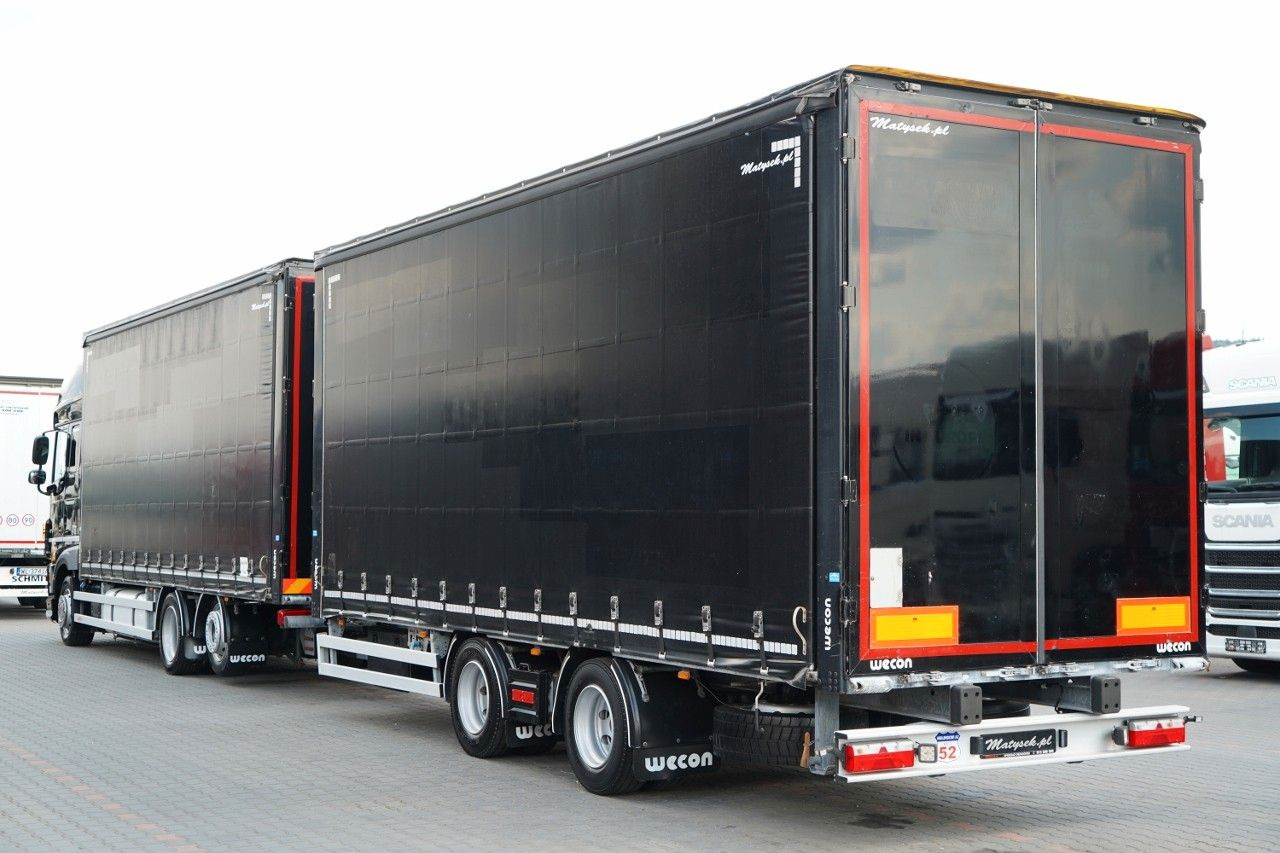 DAF XF 480 / ZESTAW TANDEM / 120 M3 / PRZEJAZDOWY / - Plachtový nákladní auto: obrázek 2 DAF XF 480 / ZESTAW TANDEM / 120 M3 / PRZEJAZDOWY / - Plachtový nákladní auto: obrázek 2