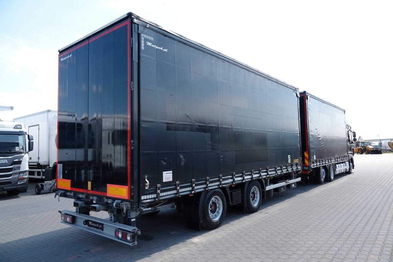 DAF XF 480 / ZESTAW TANDEM / 120 M3 / PRZEJAZDOWY / - Plachtový nákladní auto: obrázek 4 DAF XF 480 / ZESTAW TANDEM / 120 M3 / PRZEJAZDOWY / - Plachtový nákladní auto: obrázek 4