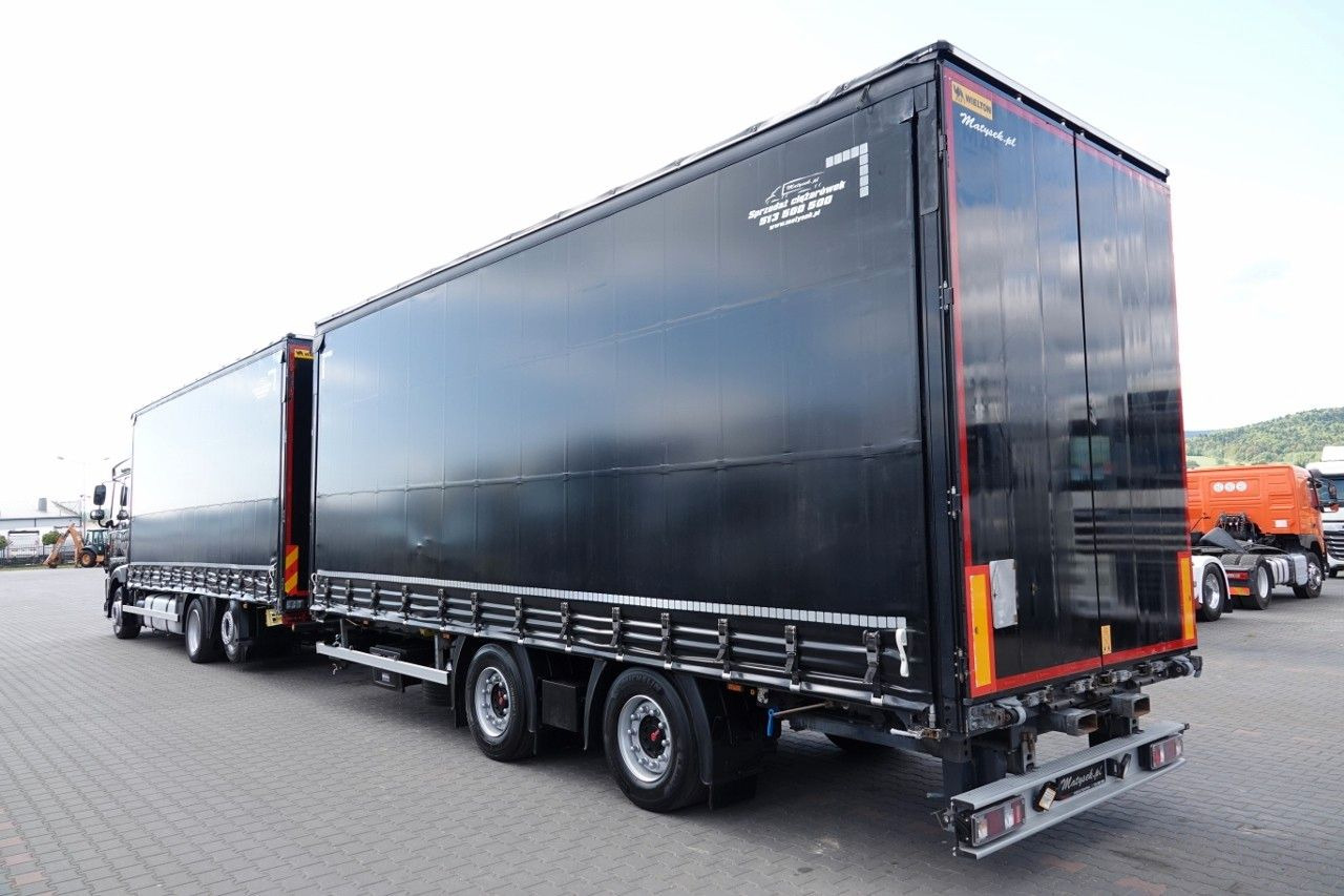 DAF XF 480 / ZESTAW TANDEM / 120 M3 / PRZEJAZDOWY / - Plachtový nákladní auto: obrázek 2 DAF XF 480 / ZESTAW TANDEM / 120 M3 / PRZEJAZDOWY / - Plachtový nákladní auto: obrázek 2