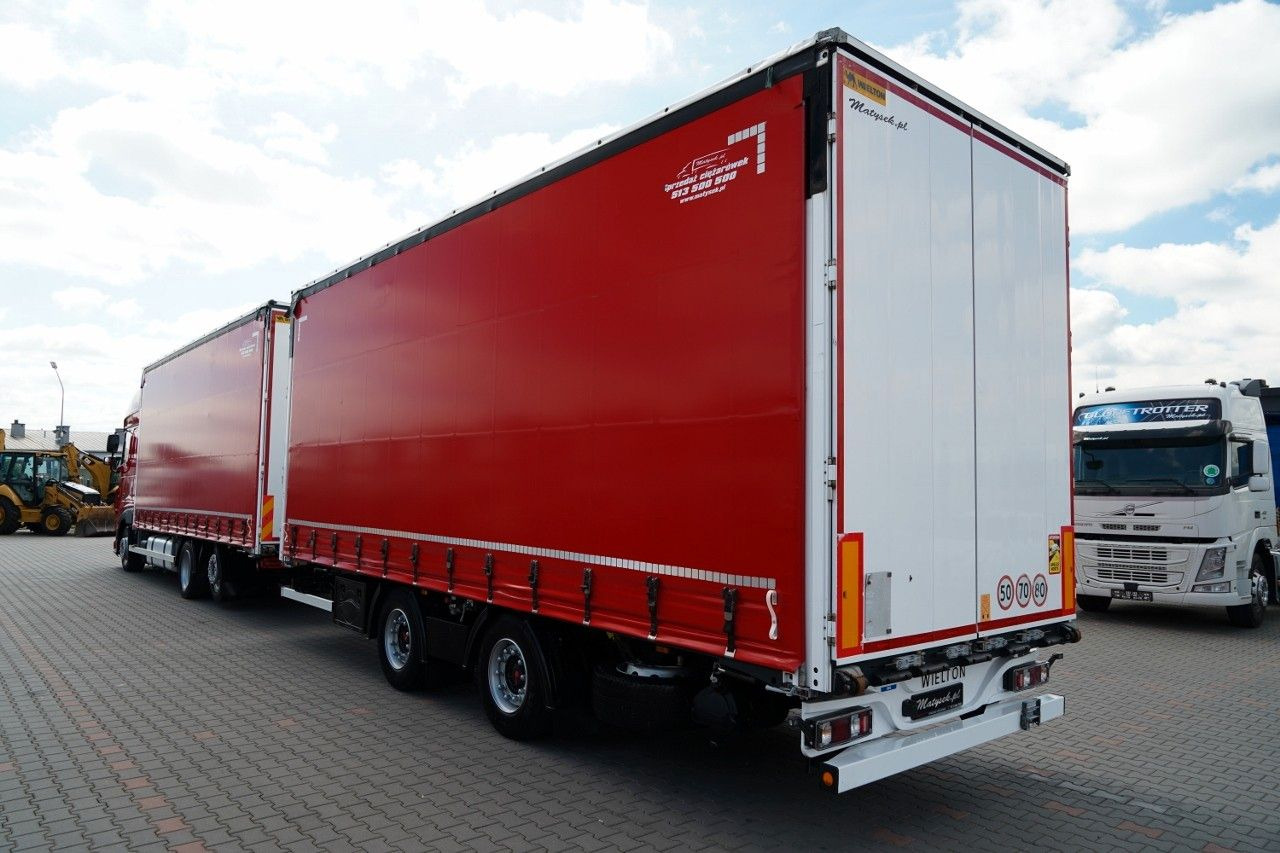 DAF XF 480 / ZESTAW TANDEM / 120 M3 / PRZEJAZDOWY / - Plachtový nákladní auto: obrázek 4 DAF XF 480 / ZESTAW TANDEM / 120 M3 / PRZEJAZDOWY / - Plachtový nákladní auto: obrázek 4