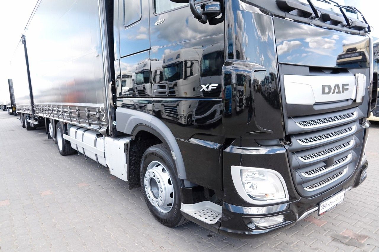 DAF XF 480 / ZESTAW TANDEM / 120 M3 / PRZEJAZDOWY / - Plachtový nákladní auto: obrázek 5 DAF XF 480 / ZESTAW TANDEM / 120 M3 / PRZEJAZDOWY / - Plachtový nákladní auto: obrázek 5
