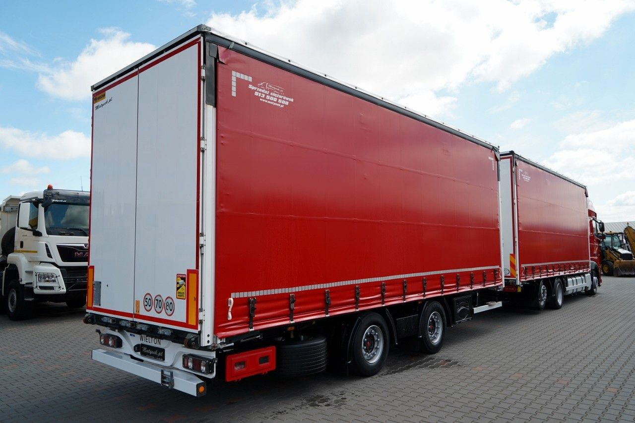 DAF XF 480 / ZESTAW TANDEM / 120 M3 / PRZEJAZDOWY / - Plachtový nákladní auto: obrázek 5 DAF XF 480 / ZESTAW TANDEM / 120 M3 / PRZEJAZDOWY / - Plachtový nákladní auto: obrázek 5