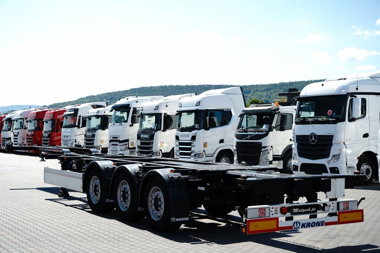 Krone / NACZEPA PODKONTENEROWA / MAŁO UŻYWANA / UNIWER - Kontejnerovy návěs/ Výměnná nástavba: obrázek 5 Krone / NACZEPA PODKONTENEROWA / MAŁO UŻYWANA / UNIWER - Kontejnerovy návěs/ Výměnná nástavba: obrázek 5