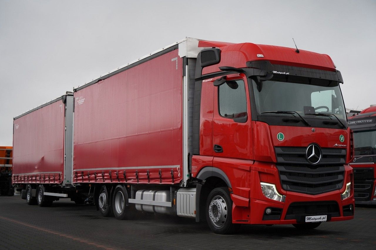 Mercedes-Benz ACTROS 2545 / ZESTAW TANDEM 120 M3 / PRZEJAZDOWY - Plachtový nákladní auto: obrázek 4 Mercedes-Benz ACTROS 2545 / ZESTAW TANDEM 120 M3 / PRZEJAZDOWY - Plachtový nákladní auto: obrázek 4