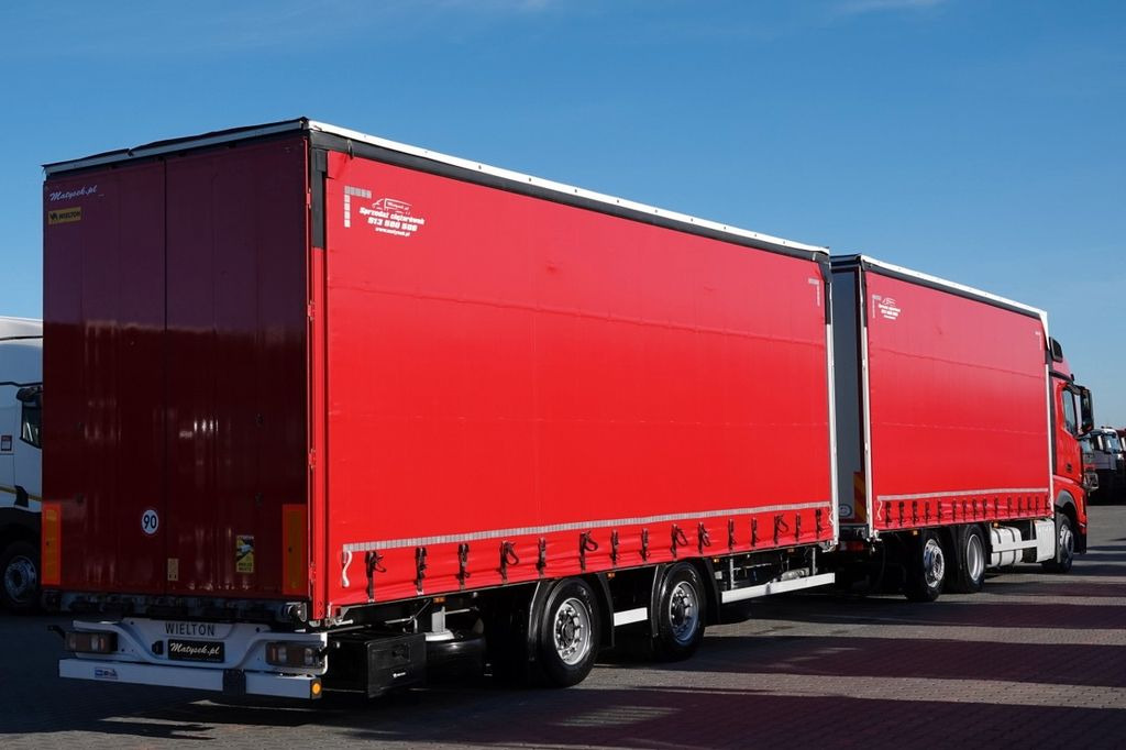 Mercedes-Benz ACTROS 2548 / ZESTAW TANDEM 120 M3 / PRZEJAZDOWY - Plachtový nákladní auto: obrázek 3 Mercedes-Benz ACTROS 2548 / ZESTAW TANDEM 120 M3 / PRZEJAZDOWY - Plachtový nákladní auto: obrázek 3