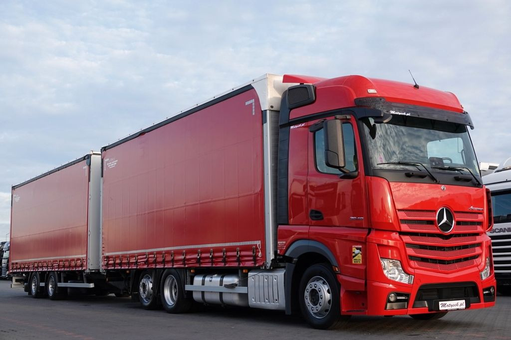 Mercedes-Benz ACTROS 2548 / ZESTAW TANDEM 120 M3 / PRZEJAZDOWY - Plachtový nákladní auto: obrázek 4 Mercedes-Benz ACTROS 2548 / ZESTAW TANDEM 120 M3 / PRZEJAZDOWY - Plachtový nákladní auto: obrázek 4
