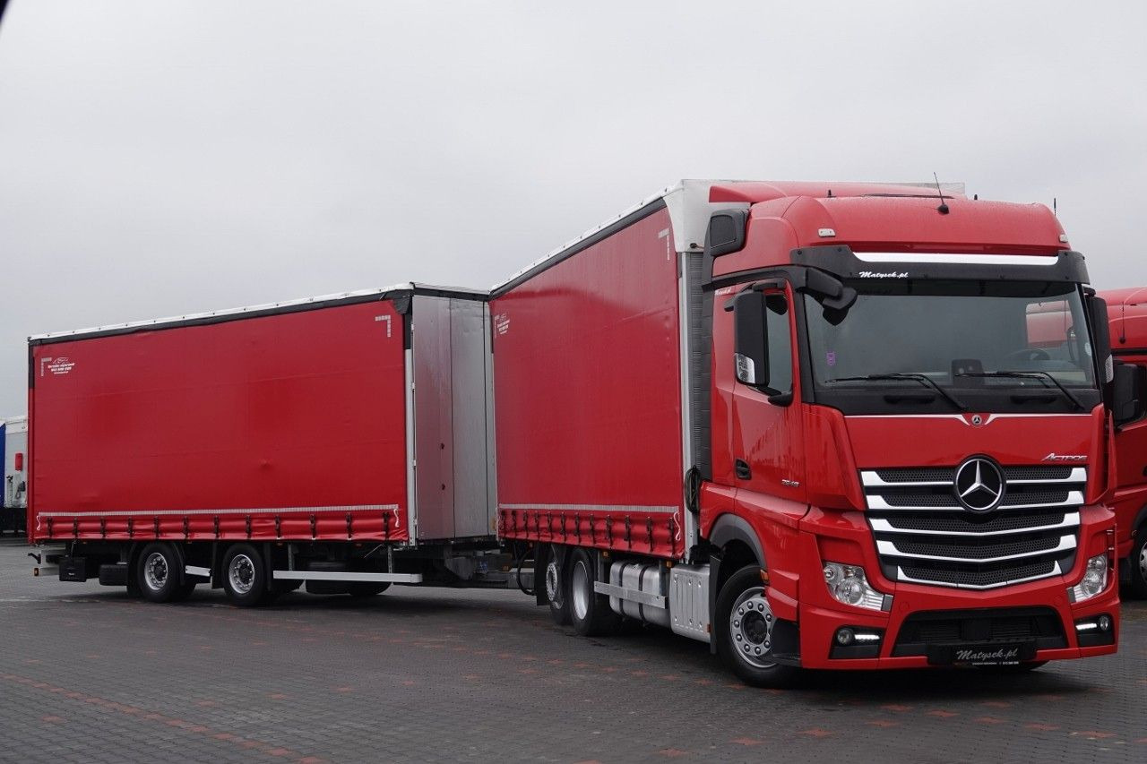 Mercedes-Benz ACTROS 2548 / ZESTAW TANDEM 120 M3 / PRZEJAZDOWY - Plachtový nákladní auto: obrázek 3 Mercedes-Benz ACTROS 2548 / ZESTAW TANDEM 120 M3 / PRZEJAZDOWY - Plachtový nákladní auto: obrázek 3