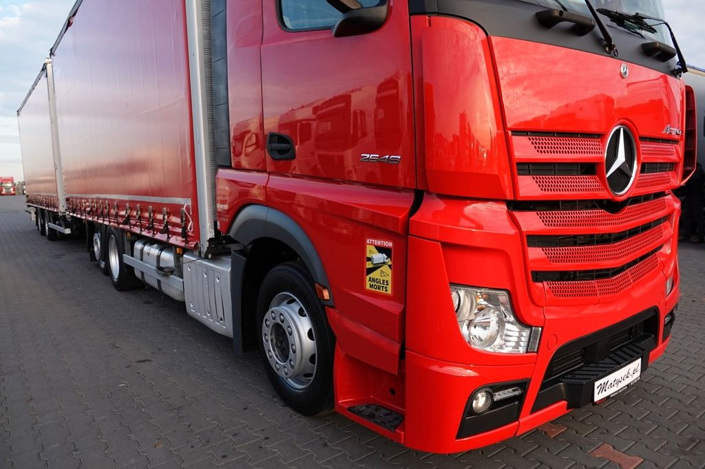 Mercedes-Benz ACTROS 2548 / ZESTAW TANDEM 120 M3 / PRZEJAZDOWY - Plachtový nákladní auto: obrázek 5 Mercedes-Benz ACTROS 2548 / ZESTAW TANDEM 120 M3 / PRZEJAZDOWY - Plachtový nákladní auto: obrázek 5