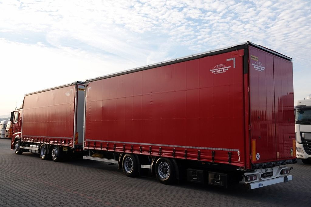 Mercedes-Benz ACTROS 2548 / ZESTAW TANDEM 120 M3 / PRZEJAZDOWY - Plachtový nákladní auto: obrázek 2 Mercedes-Benz ACTROS 2548 / ZESTAW TANDEM 120 M3 / PRZEJAZDOWY - Plachtový nákladní auto: obrázek 2