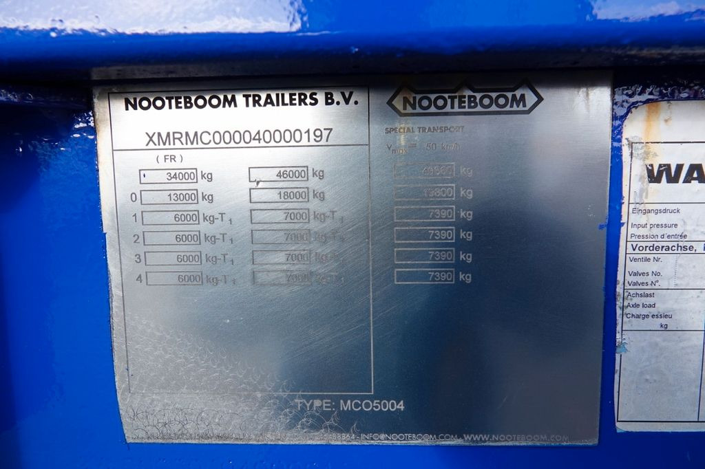 Podvalníkový návěs Nooteboom NISKOPODWOZIE / ROZCIĄGANA / 4 OSIOWA / OSIE SKR Nooteboom NISKOPODWOZIE / ROZCIĄGANA / 4 OSIOWA / OSIE SKR: obrázek 17