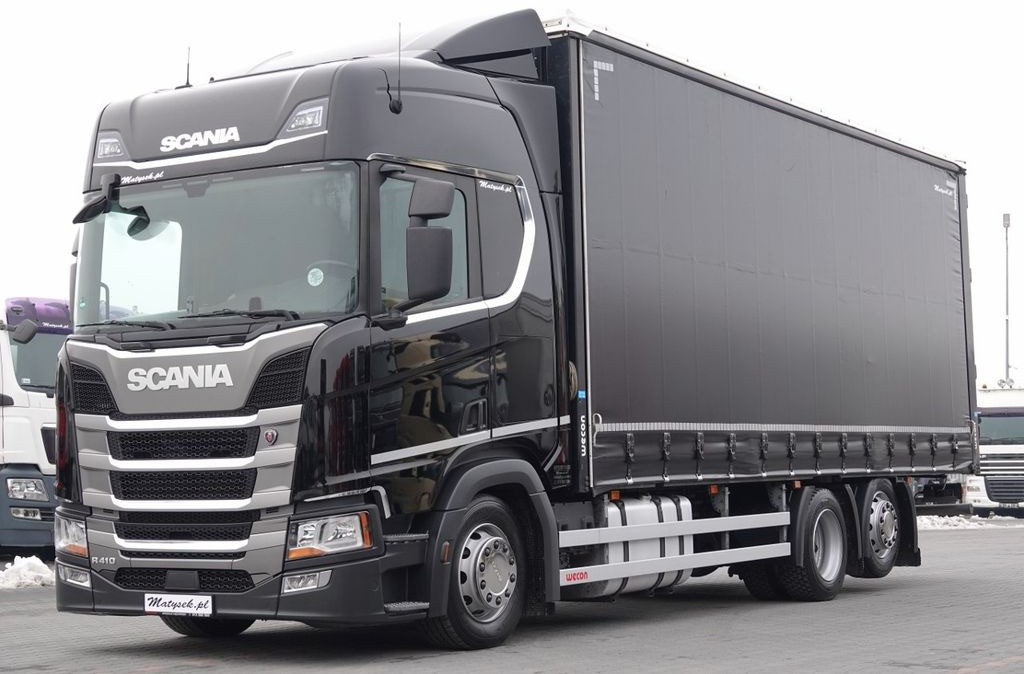Scania R 410 / 6x2 / FIRANKA - 7,8 m / SOLÓWKA / PODNOS - Plachtový nákladní auto: obrázek 1 Scania R 410 / 6x2 / FIRANKA - 7,8 m / SOLÓWKA / PODNOS - Plachtový nákladní auto: obrázek 1