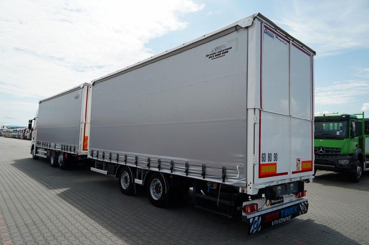 Scania R 450 / ZESTAW TANDEM 120 M3 / PRZEJAZDOWY / OŚ - Plachtový nákladní auto: obrázek 2 Scania R 450 / ZESTAW TANDEM 120 M3 / PRZEJAZDOWY / OŚ - Plachtový nákladní auto: obrázek 2