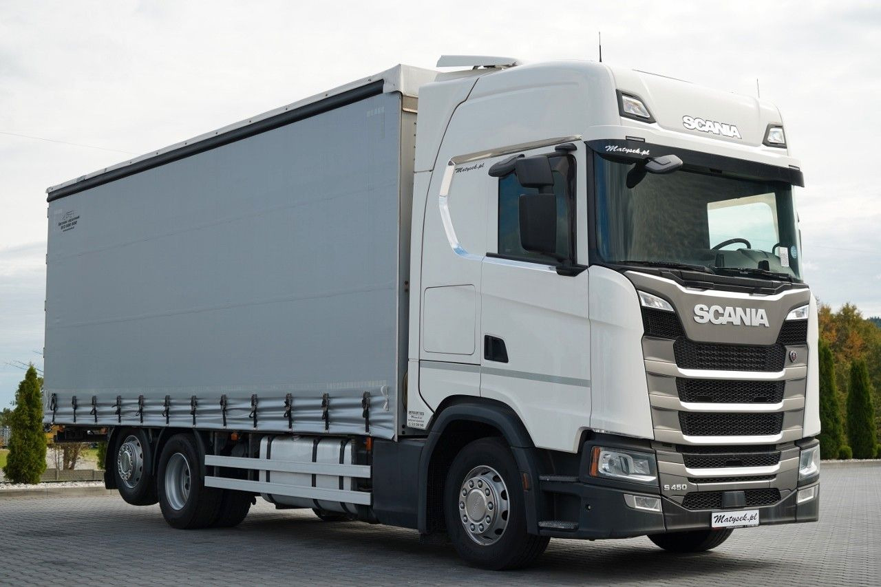 Scania S 450 / SOLÓWKA / 6X2 / OŚ PODNOSZONA / 2019 / - Plachtový nákladní auto: obrázek 1 Scania S 450 / SOLÓWKA / 6X2 / OŚ PODNOSZONA / 2019 / - Plachtový nákladní auto: obrázek 1