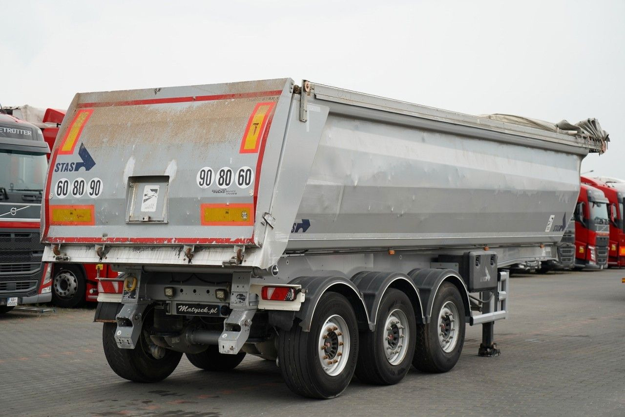 Stas WYWROTKA / 26m3 / ALUMINIOWA / OŚ PONOSZONA / S - Sklápěcí návěs: obrázek 4 Stas WYWROTKA / 26m3 / ALUMINIOWA / OŚ PONOSZONA / S - Sklápěcí návěs: obrázek 4
