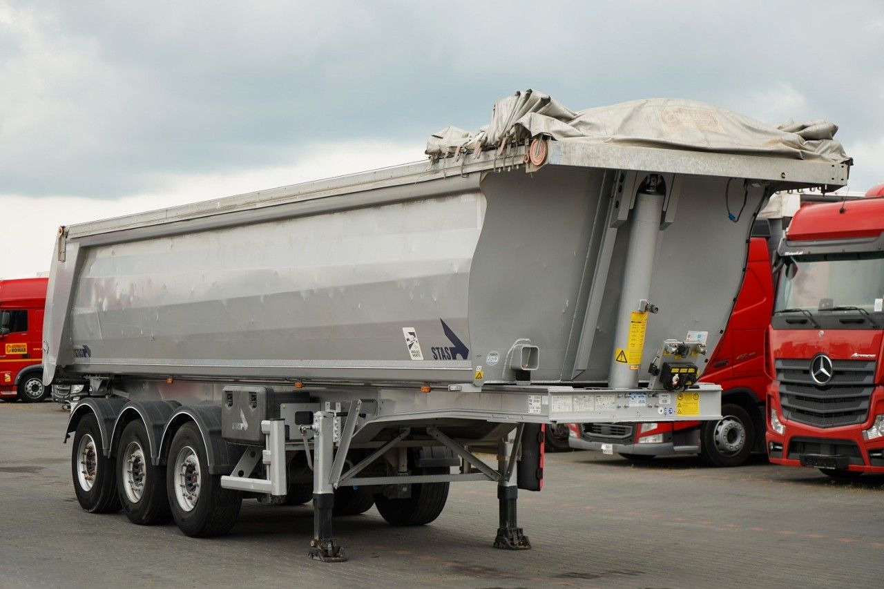 Stas WYWROTKA / 26m3 / ALUMINIOWA / OŚ PONOSZONA / S - Sklápěcí návěs: obrázek 1 Stas WYWROTKA / 26m3 / ALUMINIOWA / OŚ PONOSZONA / S - Sklápěcí návěs: obrázek 1