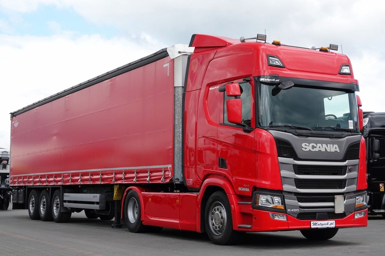 Scania R 450 / OPONY 100% / 2021 ROK / ZESTAW / FIRANKA - Tahač: obrázek 4 Scania R 450 / OPONY 100% / 2021 ROK / ZESTAW / FIRANKA - Tahač: obrázek 4