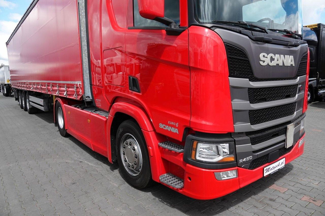 Scania R 450 / OPONY 100% / 2021 ROK / ZESTAW / FIRANKA - Tahač: obrázek 5 Scania R 450 / OPONY 100% / 2021 ROK / ZESTAW / FIRANKA - Tahač: obrázek 5