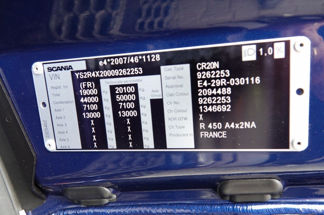 Tahač Scania R 450 / RETARDER / NISKA KABINA / EKSPRES /  PO: obrázek 18
