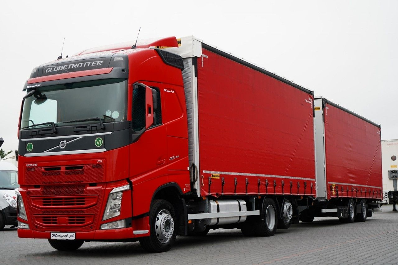 Volvo FH 460 / I-SAVE / ZESTAW TANDEM 120 M3 / PRZEJAZ - Plachtový nákladní auto: obrázek 1 Volvo FH 460 / I-SAVE / ZESTAW TANDEM 120 M3 / PRZEJAZ - Plachtový nákladní auto: obrázek 1