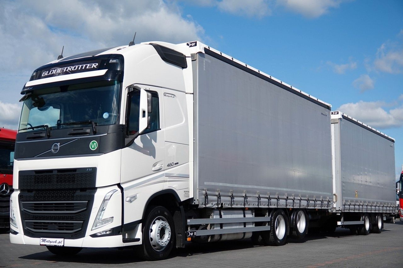 Volvo FH 460 / ZESTAW TANDEM / 120 M3 / CAŁY NA PODUS - Plachtový nákladní auto: obrázek 1 Volvo FH 460 / ZESTAW TANDEM / 120 M3 / CAŁY NA PODUS - Plachtový nákladní auto: obrázek 1