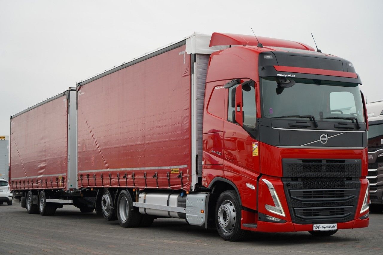 Volvo FH 460 / ZESTAW TANDEM / 120 M3 / PRZEJAZDOWY / - Plachtový nákladní auto: obrázek 1 Volvo FH 460 / ZESTAW TANDEM / 120 M3 / PRZEJAZDOWY / - Plachtový nákladní auto: obrázek 1