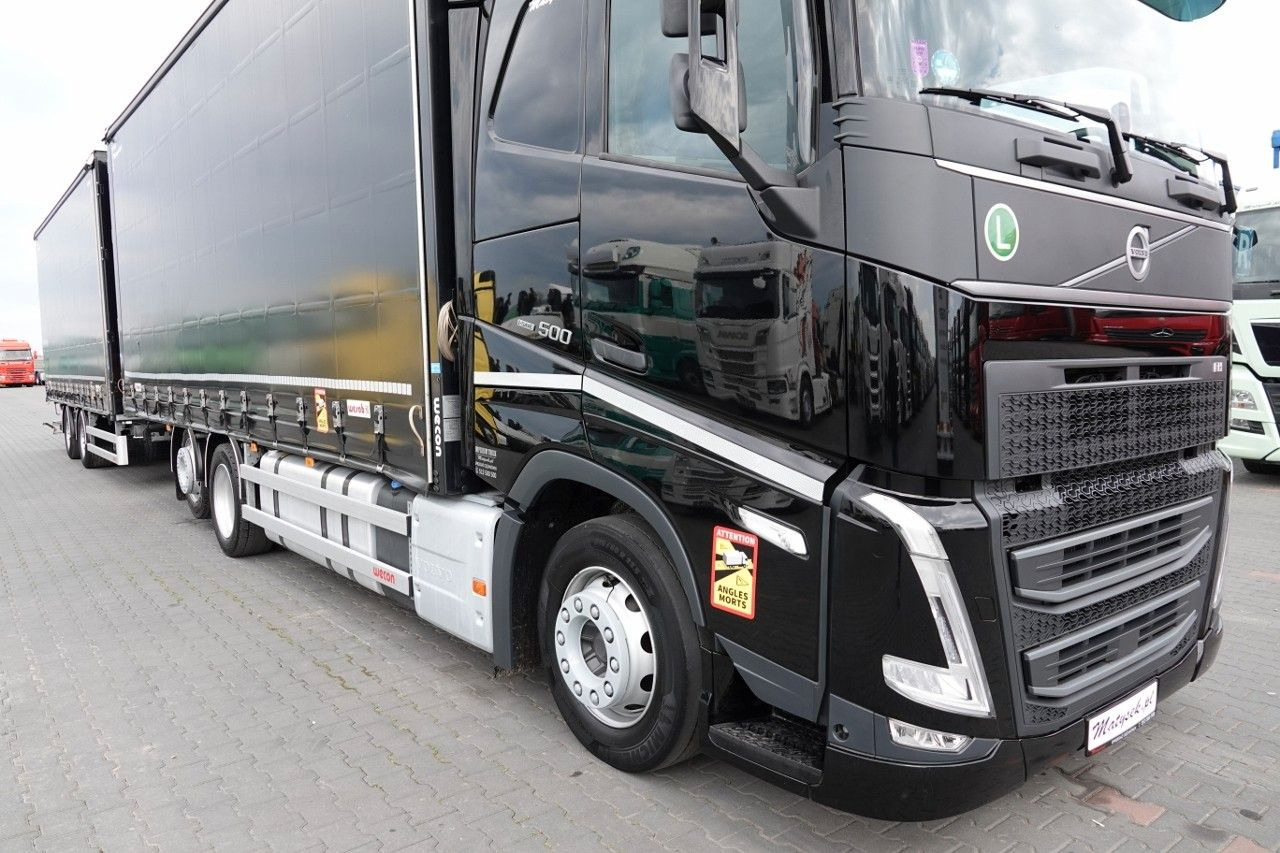 Volvo FH 500 / I-SAVE / XL / ZESTAW TANDEM PRZEJAZDOWY - Plachtový nákladní auto: obrázek 5 Volvo FH 500 / I-SAVE / XL / ZESTAW TANDEM PRZEJAZDOWY - Plachtový nákladní auto: obrázek 5