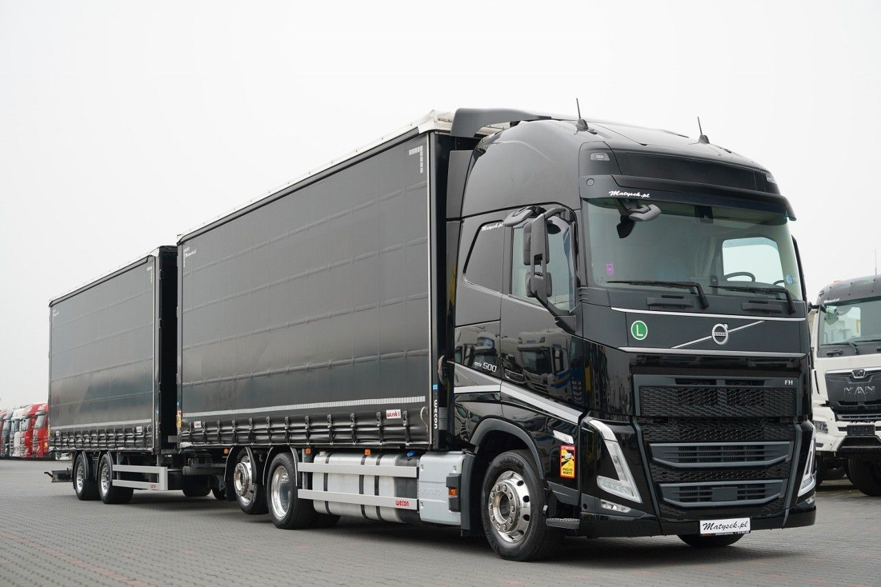 Volvo FH 500 /XXL / ZESTAW TANDEM PRZEJAZDOWY 120 M3 / - Plachtový nákladní auto, Plachtový přívěs: obrázek 3 Volvo FH 500 /XXL / ZESTAW TANDEM PRZEJAZDOWY 120 M3 / - Plachtový nákladní auto, Plachtový přívěs: obrázek 3