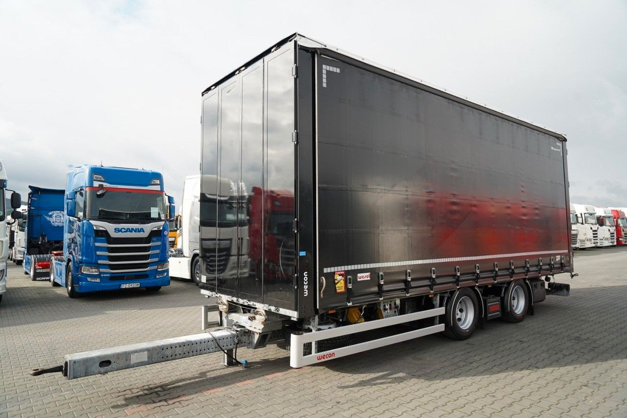 Wecon PRZYCZEPA - 7,7 M / TANDEM / PRZEJAZDOWA  / OŚ - Plachtový přívěs: obrázek 1 Wecon PRZYCZEPA - 7,7 M / TANDEM / PRZEJAZDOWA  / OŚ - Plachtový přívěs: obrázek 1