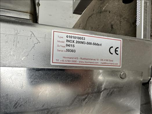 Hovmand INOX 200M3 Lifter - Potravinářský stroj: obrázek 5 Hovmand INOX 200M3 Lifter - Potravinářský stroj: obrázek 5