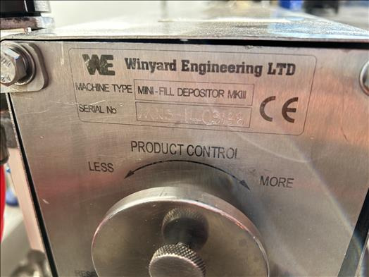 Potravinářský stroj Winyard Minifill MKIII Depositor: obrázek 7