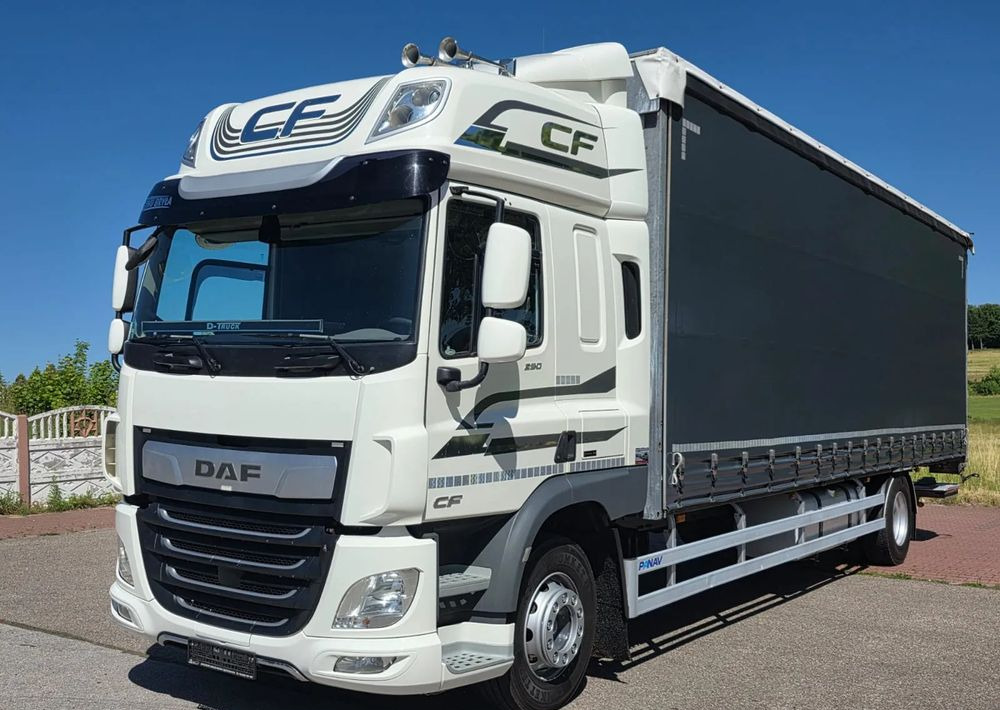 DAF CF290 / CF320 / FIRANKA / WINDA DHOLLANDIA / E6/ JEDEN WŁAŚCICIEL / SPROWADZONY / 22PALETY / 2019/ PODNOSZONY DACH / JAK NOWY - Plachtový nákladní auto: obrázek 1 DAF CF290 / CF320 / FIRANKA / WINDA DHOLLANDIA / E6/ JEDEN WŁAŚCICIEL / SPROWADZONY / 22PALETY / 2019/ PODNOSZONY DACH / JAK NOWY - Plachtový nákladní auto: obrázek 1