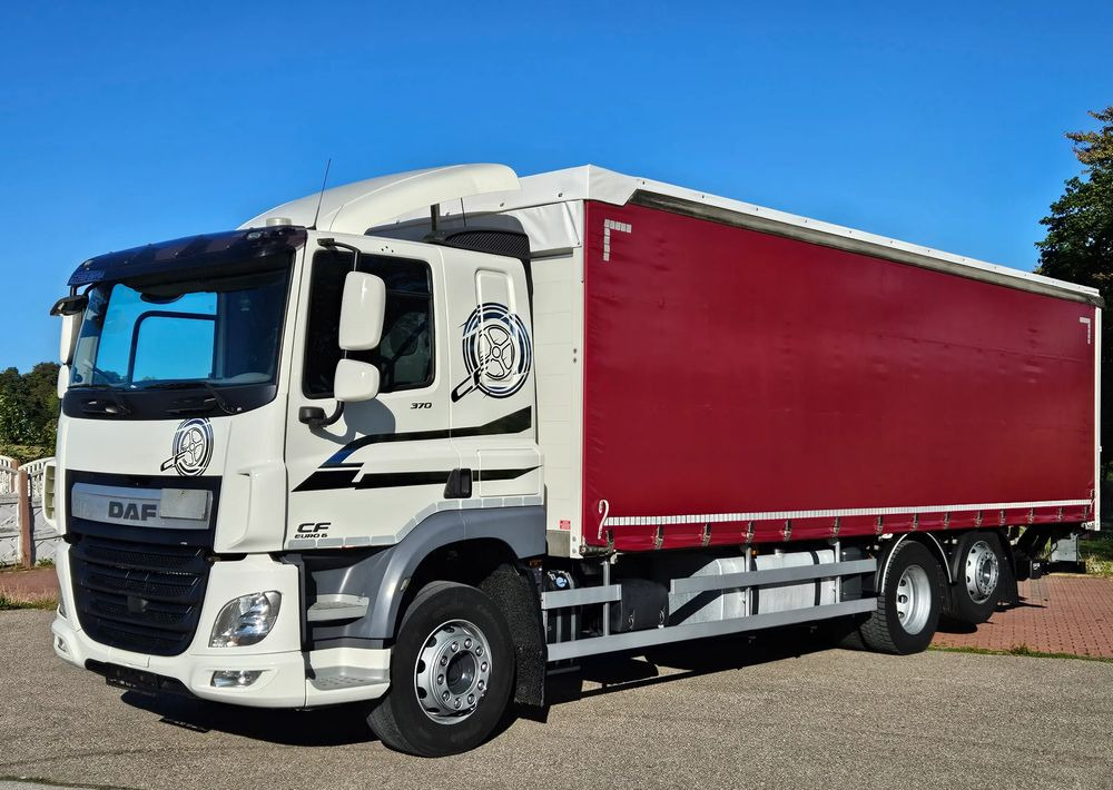 DAF CF370/410/BURTO-FIRANKA/RETARDER/WINDA/OŚ SKRĘTNA-PODNOSZONA/E6/SPROWADZONY/20PALET/BURTO-FIRANKA - Plachtový nákladní auto: obrázek 1 DAF CF370/410/BURTO-FIRANKA/RETARDER/WINDA/OŚ SKRĘTNA-PODNOSZONA/E6/SPROWADZONY/20PALET/BURTO-FIRANKA - Plachtový nákladní auto: obrázek 1