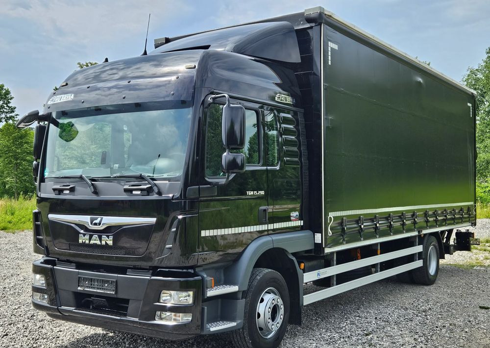 MAN TGM 15.290 / FIRANKA / 2019R / SPROWADZONY/ 7500 ŁADOWNOŚĆ / 18 PALET / E6 / JAK NOWY / WINDA / - Plachtový nákladní auto: obrázek 1 MAN TGM 15.290 / FIRANKA / 2019R / SPROWADZONY/ 7500 ŁADOWNOŚĆ / 18 PALET / E6 / JAK NOWY / WINDA / - Plachtový nákladní auto: obrázek 1