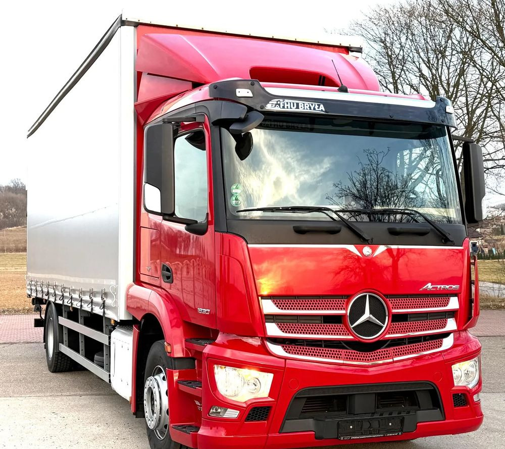 Mercedes-Benz ACTROS 1830/1827/1832/FIRANKA/WINDA/18 EUROPALET/AUTOMAT/Z NIEMIEC/2017/DUŻA ŁADOWNOŚĆ - Plachtový nákladní auto: obrázek 2 Mercedes-Benz ACTROS 1830/1827/1832/FIRANKA/WINDA/18 EUROPALET/AUTOMAT/Z NIEMIEC/2017/DUŻA ŁADOWNOŚĆ - Plachtový nákladní auto: obrázek 2