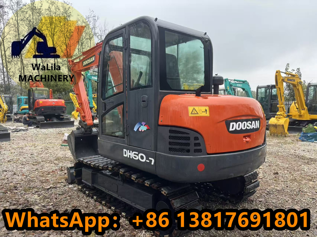 DOOSAN DH60-7 - Mini rýpadlo: obrázek 3 DOOSAN DH60-7 - Mini rýpadlo: obrázek 3