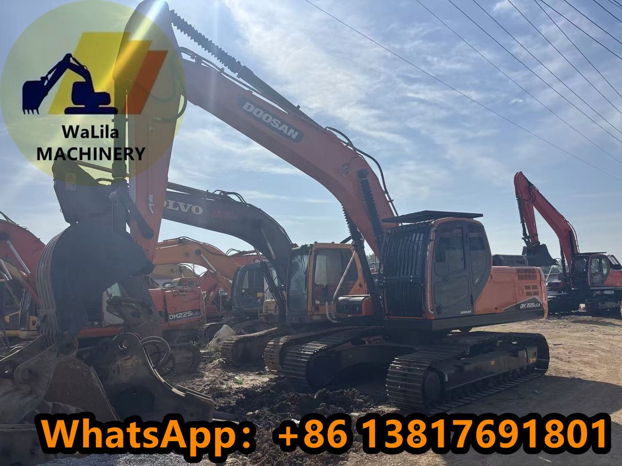 DOOSAN DX225DLA - Pásové rýpadlo: obrázek 1 DOOSAN DX225DLA - Pásové rýpadlo: obrázek 1