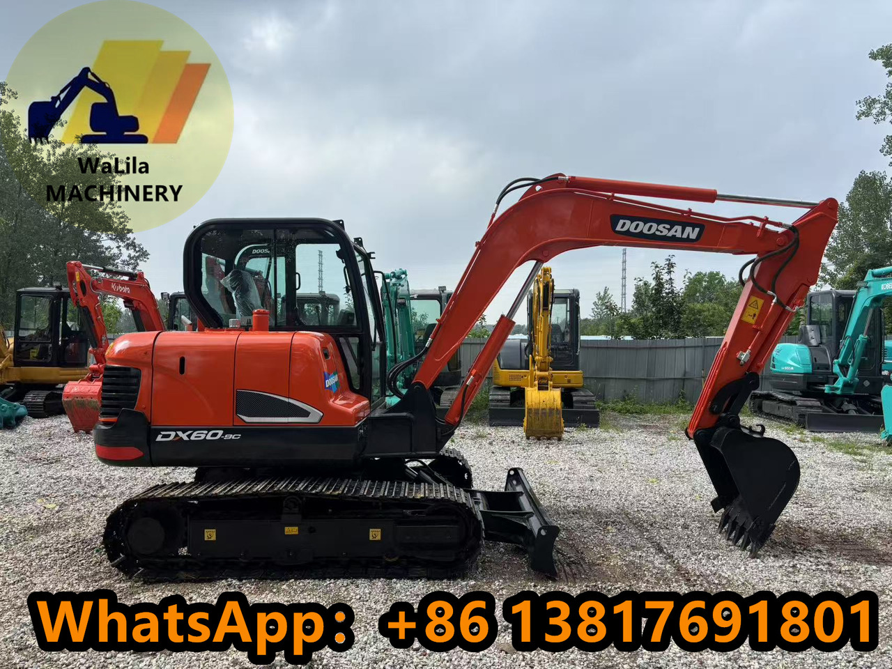 DOOSAN DX60-9 - Mini rýpadlo: obrázek 1 DOOSAN DX60-9 - Mini rýpadlo: obrázek 1