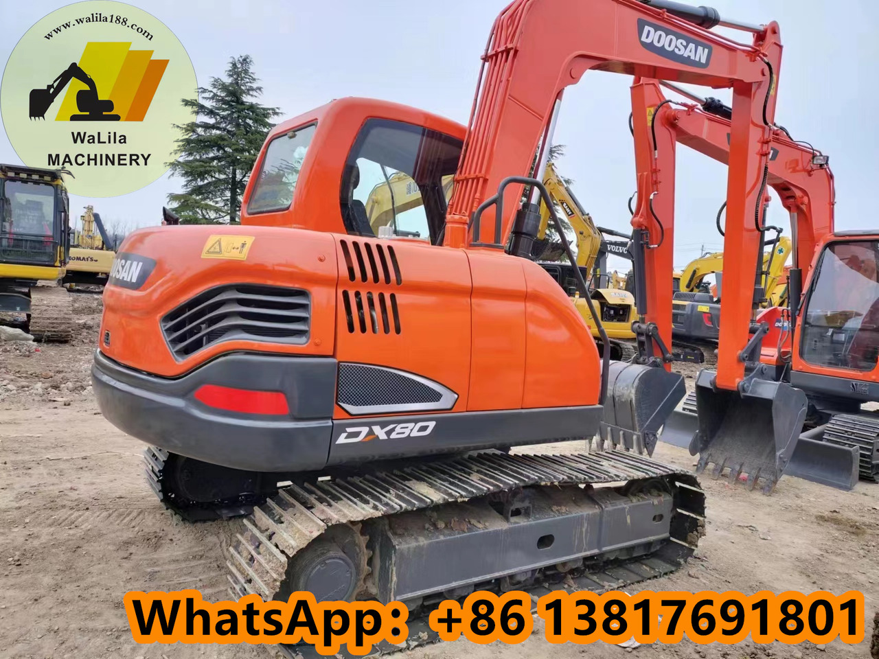 DOOSAN DX80 - Mini rýpadlo: obrázek 1 DOOSAN DX80 - Mini rýpadlo: obrázek 1