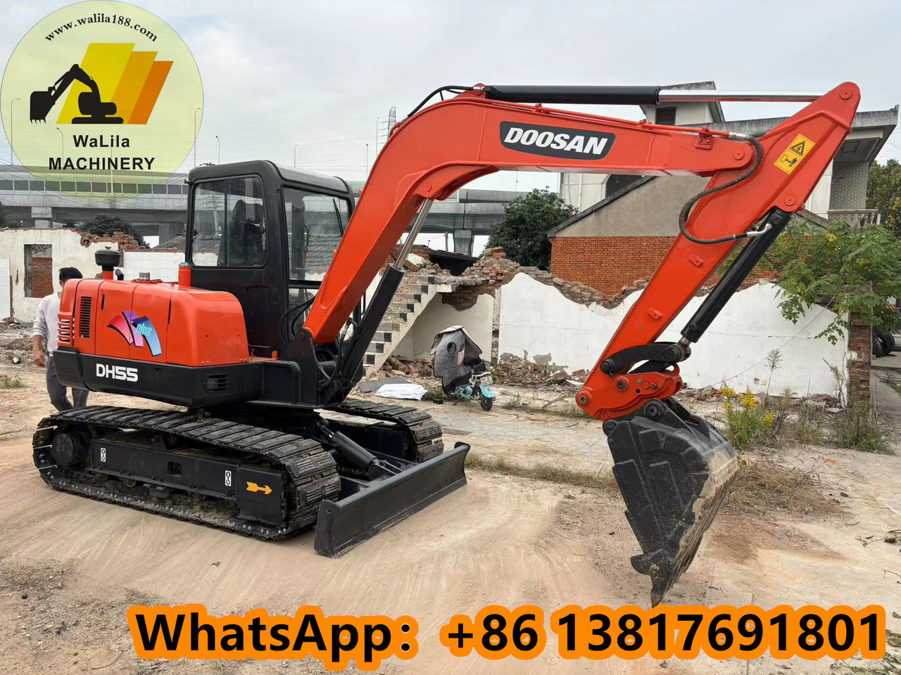 Mini rýpadlo Doosan DH 55-7 DH55 [ Copy ]: obrázek 8